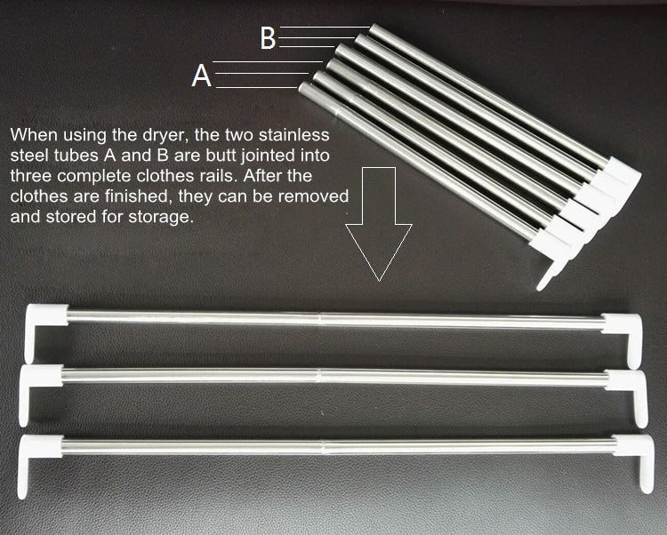 Mini asciugatrice portatile pieghevole per installazione gratuita, Mini Clothes Dryer