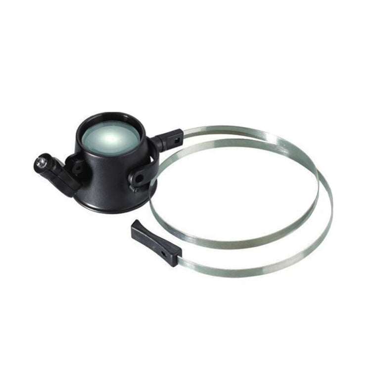 Lente d'ingrandimento LED 15X con fascia mani libere