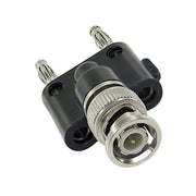 Connettore coassiale adattatore Jack femmina BNC da 5 pezzi a doppio jack femmina a banana RF, BNC Male to Dual Banana Female