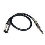 Cavo audio bilanciato 6,35 mm maschio a XLR 2 pin