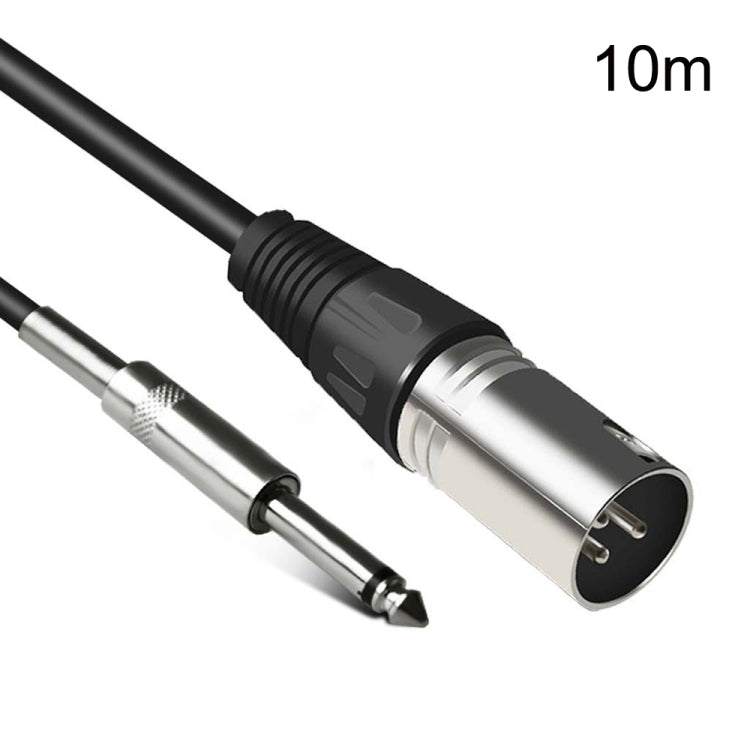 Cavo audio per microfono bilanciato da 6,35 mm Caron maschio a XLR a 2 pin, 0.5m, 1m, 1.5m, 2m, 3m, 5m, 10m, 15m, 20m, 30m