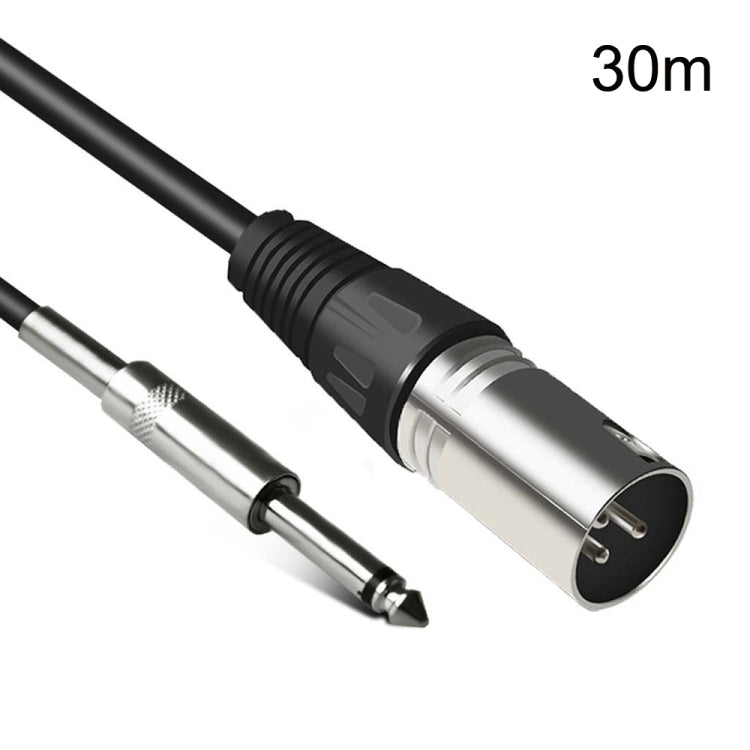 Cavo audio per microfono bilanciato da 6,35 mm Caron maschio a XLR a 2 pin, 0.5m, 1m, 1.5m, 2m, 3m, 5m, 10m, 15m, 20m, 30m