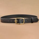 Cintura da donna in pelle PU con fibbia in metallo con motivo Plum Blossom