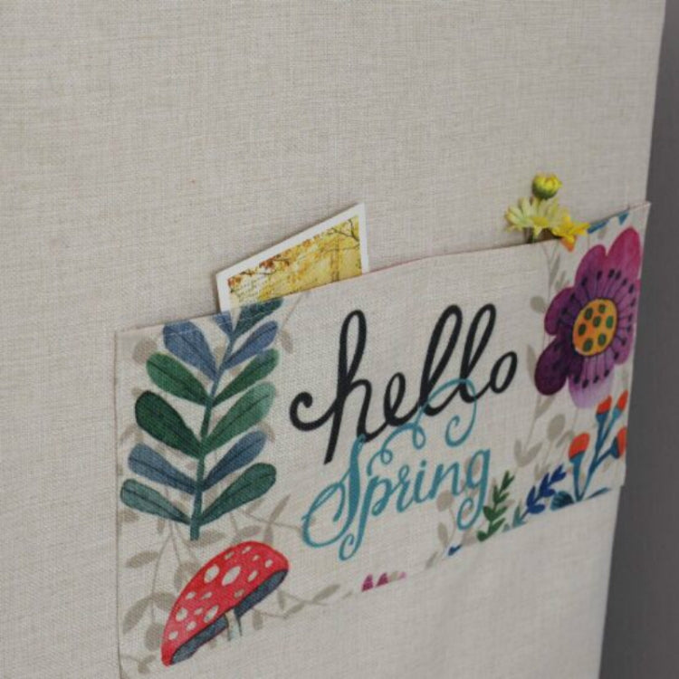 Copertura antipolvere per lavatrice con rullo a tamburo in cotone e lino, 83x60x60cm