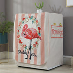 Copertura antipolvere per lavatrice con rullo a tamburo in cotone e lino, 83x60x60cm