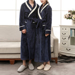 Coppia di modelli Accappatoio in spugna di grandi dimensioni, spesso caldo, paragrafo lungo, Female M, Male M, Female XL, Male XL, Female XXXL, Male XXXL