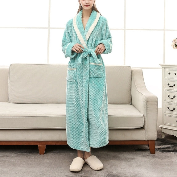 Coppia di modelli Accappatoio in spugna di grandi dimensioni, spesso caldo, paragrafo lungo, Female M, Male M, Female XL, Male XL, Female XXXL, Male XXXL