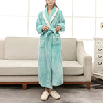Coppia di modelli Accappatoio in spugna di grandi dimensioni, spesso caldo, paragrafo lungo, Female M, Male M, Female XL, Male XL, Female XXXL, Male XXXL