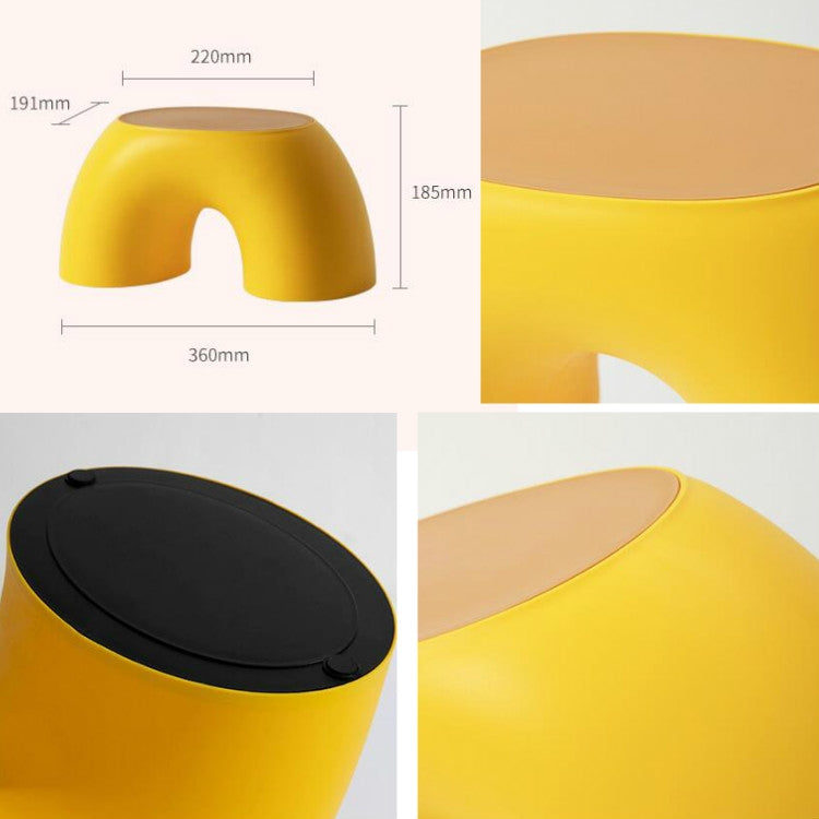 Semplice panca circolare piccola Sgabello rotondo per bambini per sgabello per scarpe