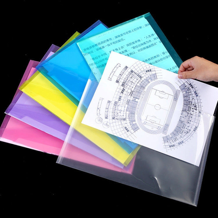 12 buste trasparenti A4 in PP per documenti