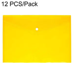 12 buste trasparenti A4 in PP per documenti
