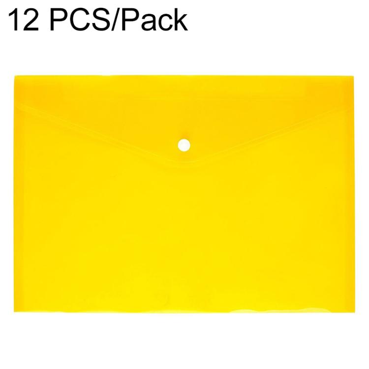 12 buste trasparenti A4 in PP per documenti