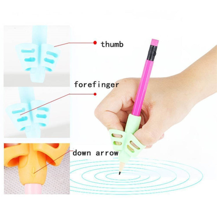 10 strumenti non tossici per la correzione della postura con impugnatura a matita per bambini, consegna casuale dei colori, 1 PC