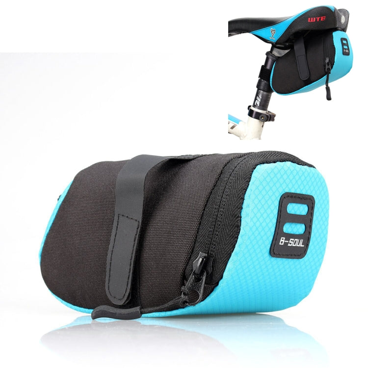 Borsa da bicicletta in nylon a 3 colori Borsa da sella impermeabile per bici Borsa da sella posteriore per ciclismo
