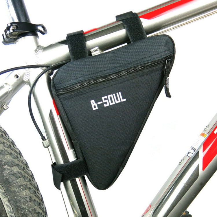 Borsa da bici triangolare Telaio a tubo anteriore Borse da bicicletta da ciclismo Borsa da strada MTB impermeabile con supporto per sella