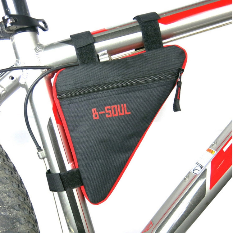 Borsa da bici triangolare Telaio a tubo anteriore Borse da bicicletta da ciclismo Borsa da strada MTB impermeabile con supporto per sella