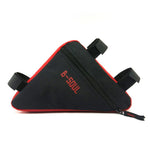 Borsa da bici triangolare Telaio a tubo anteriore Borse da bicicletta da ciclismo Borsa da strada MTB impermeabile con supporto per sella