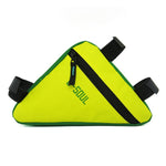 Borsa da bici triangolare Telaio a tubo anteriore Borse da bicicletta da ciclismo Borsa da strada MTB impermeabile con supporto per sella