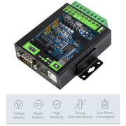 Convertitore di isolamento industriale con interfaccia Waveshare FT232RNL da USB a RS232/485/422/TTL, 23996, 23996