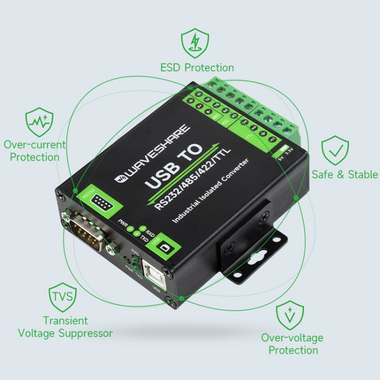 Convertitore isolamento USB a RS232/485/422/TTL FT232RNL