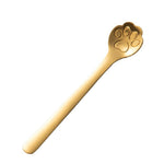 Cucchiaio da dessert per torta da dessert creativo con artiglio di gatto in acciaio inossidabile, Cat Claw Spoon Silver, Hollow Cat Claw Spoon Silver, Cat Claw Spoon Gold, Hollow Cat Claw Spoon Gold, Cat Claw Spoon Rose Gold                            ...