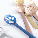 Cucchiaio da dessert per torta da dessert creativo con artiglio di gatto in acciaio inossidabile, Cat Claw Spoon Silver, Hollow Cat Claw Spoon Silver, Cat Claw Spoon Gold, Hollow Cat Claw Spoon Gold, Cat Claw Spoon Rose Gold                            ...