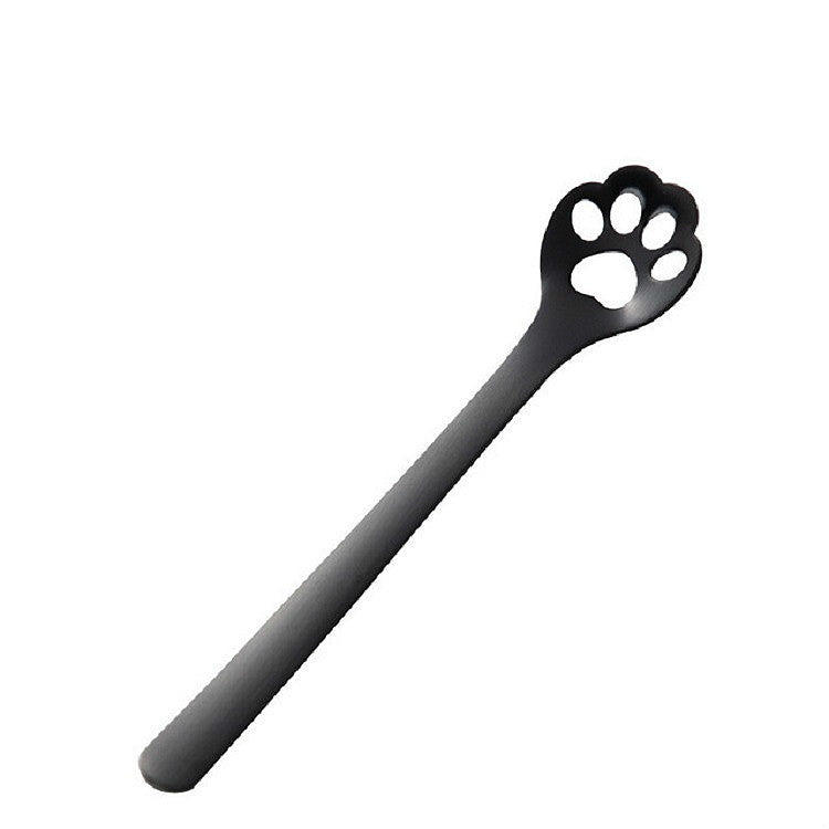 Cucchiaio da dessert per torta da dessert creativo con artiglio di gatto in acciaio inossidabile, Cat Claw Spoon Silver, Hollow Cat Claw Spoon Silver, Cat Claw Spoon Gold, Hollow Cat Claw Spoon Gold, Cat Claw Spoon Rose Gold                            ...