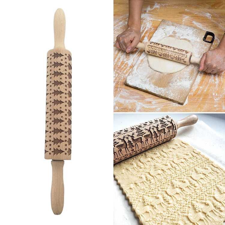 2 mattarelli natalizi in rilievo per biscotti, pasta per torta fondente, rullo inciso