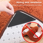 4 pezzi di moquette antiscivolo per tappetino da bagno, adesivo di sicurezza per pavimenti antiscivolo, Non Slip Bath Mat Sticker