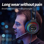 Cuffie cablate RGB PANTSAN PSH-400 USB e 3.5mm