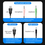 Cuffie cablate RGB PANTSAN PSH-400 USB e 3.5mm