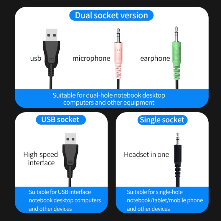 Cuffie cablate RGB PANTSAN PSH-400 USB e 3.5mm