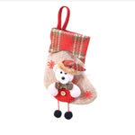 2 mini sacchetti regalo per calze di Natale, decorazioni natalizie per feste in casa