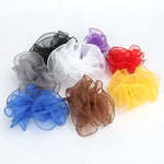 Cappello da sole pieghevole da spiaggia per donna, primavera ed estate, a tesa larga in organza