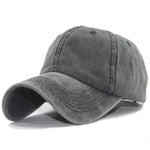 Cappello Hip Hop da donna in cotone purificato lavabile tinta unita, Adjustable 50-60cm