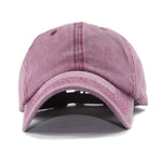 Cappello Hip Hop da donna in cotone purificato lavabile tinta unita, Adjustable 50-60cm
