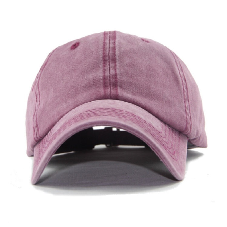 Cappello Hip Hop da donna in cotone purificato lavabile tinta unita, Adjustable 50-60cm