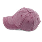 Cappello Hip Hop da donna in cotone purificato lavabile tinta unita, Adjustable 50-60cm