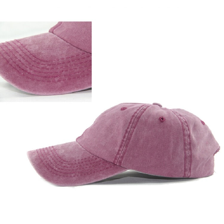 Cappello Hip Hop da donna in cotone purificato lavabile tinta unita, Adjustable 50-60cm