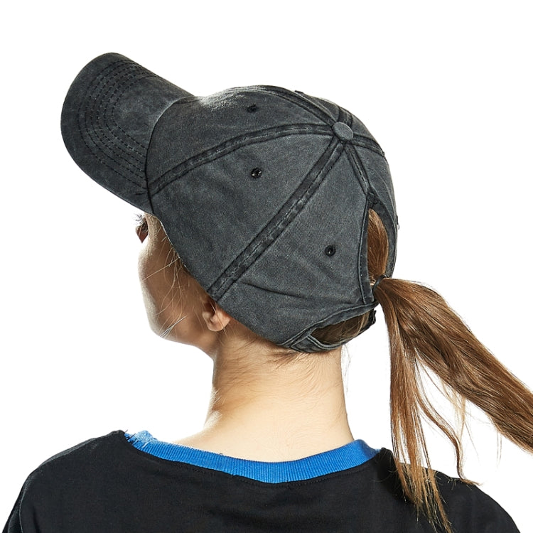 Cappello Hip Hop da donna in cotone purificato lavabile tinta unita, Adjustable 50-60cm