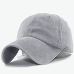 Cappello Hip Hop da donna in cotone purificato lavabile tinta unita, Adjustable 50-60cm