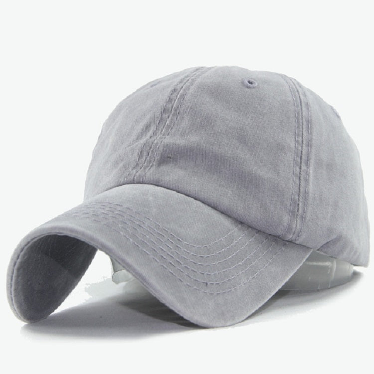 Cappello Hip Hop da donna in cotone purificato lavabile tinta unita, Adjustable 50-60cm