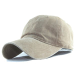 Cappello Hip Hop da donna in cotone purificato lavabile tinta unita, Adjustable 50-60cm