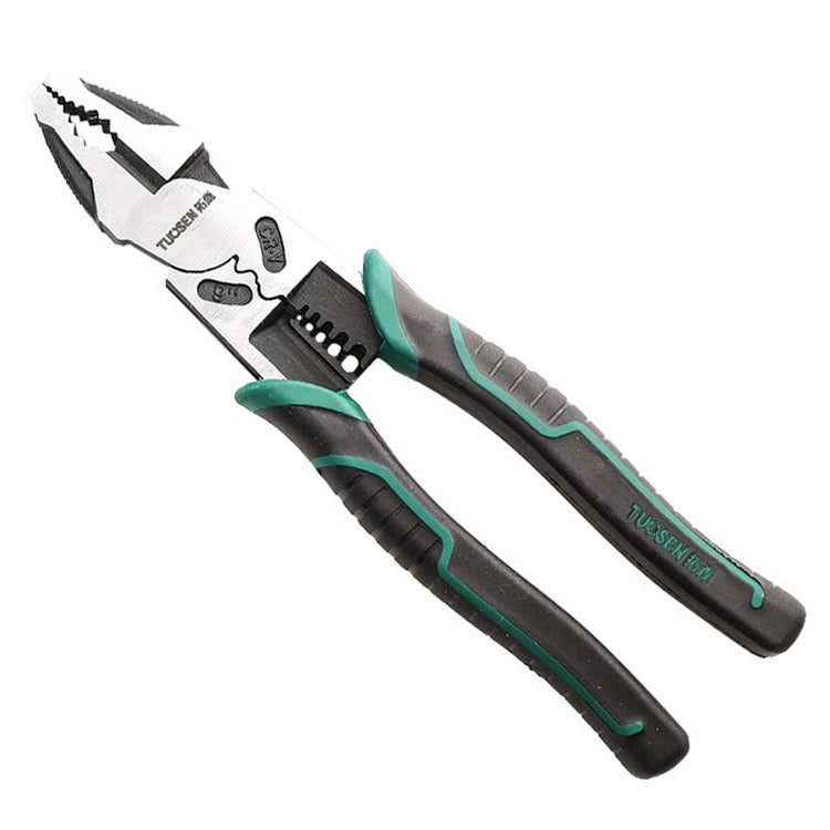 TUOSEN Pinza piatta multifunzionale per crimpare e spelare, con risparmio di manodopera, tagliafili manuali, 14339 6 Inch, 14346 6 Inch, 10942 8 Inch, 10959 9 Inch, 11116 9 Inch