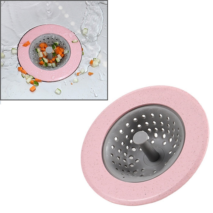 Vanzlife Filtro per lavastoviglie, Scarico a pavimento per piscina, Cucina domestica, Anti-bloccaggio, Anti-sigillo, Borsa per rete di lavaggio, Filtro fognario, Pink, Blue, Apricot