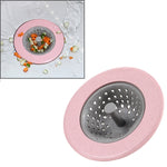 Vanzlife Filtro per lavastoviglie, Scarico a pavimento per piscina, Cucina domestica, Anti-bloccaggio, Anti-sigillo, Borsa per rete di lavaggio, Filtro fognario, Pink, Blue, Apricot