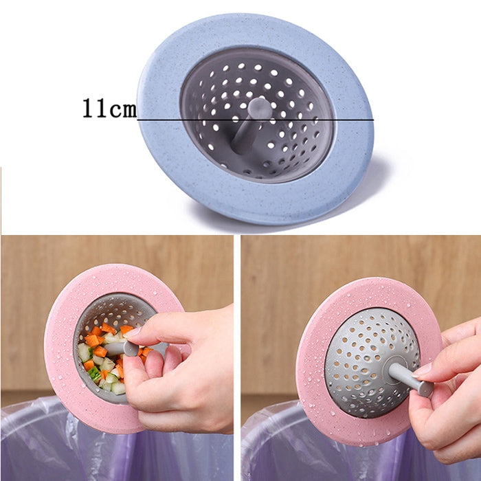Vanzlife Filtro per lavastoviglie, Scarico a pavimento per piscina, Cucina domestica, Anti-bloccaggio, Anti-sigillo, Borsa per rete di lavaggio, Filtro fognario, Pink, Blue, Apricot