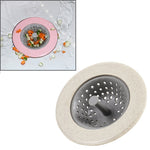 Vanzlife Filtro per lavastoviglie, Scarico a pavimento per piscina, Cucina domestica, Anti-bloccaggio, Anti-sigillo, Borsa per rete di lavaggio, Filtro fognario, Pink, Blue, Apricot