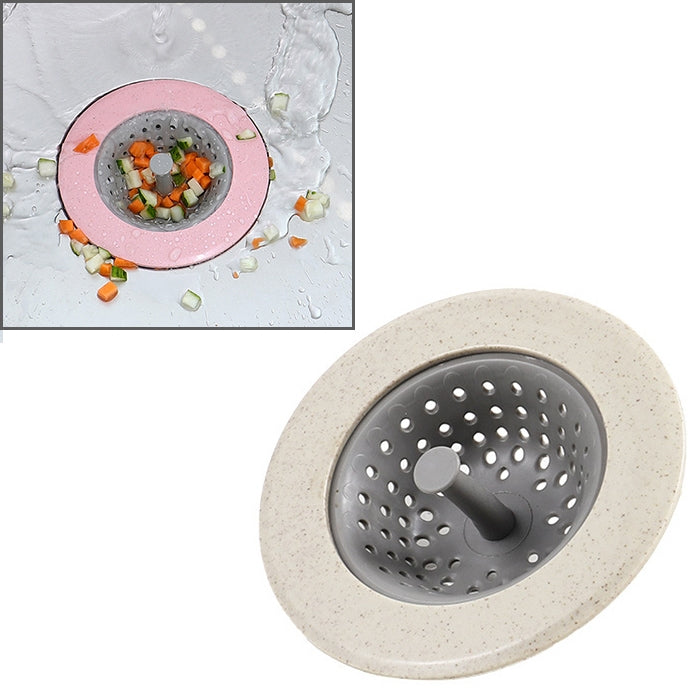 Vanzlife Filtro per lavastoviglie, Scarico a pavimento per piscina, Cucina domestica, Anti-bloccaggio, Anti-sigillo, Borsa per rete di lavaggio, Filtro fognario, Pink, Blue, Apricot