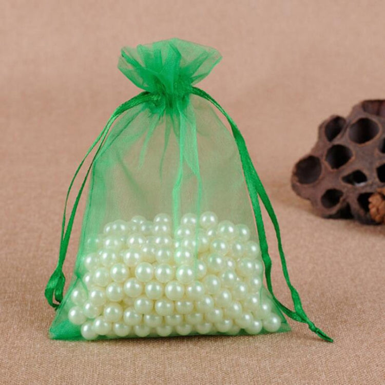 100 sacchetti regalo per gioielli, sacchetti in organza per matrimoni, feste di compleanno, sacchetti estraibili, 10x15cm